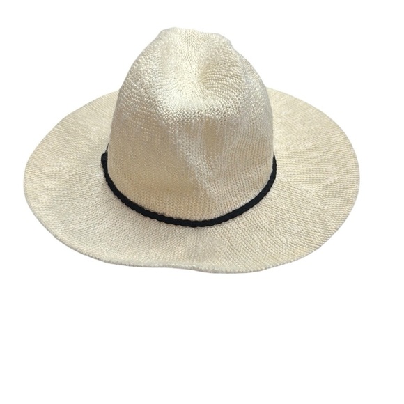 RACHEL ZOE. Black and Cream Hat Elegant Accessory - Picture 6 of 13